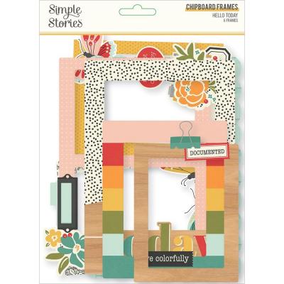 Simple Stories Hello Today - Chipboard Frames
